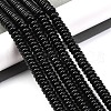 Natural Black Agate(Dyed & Heated) Beads Strands G-G177-F01-05-1