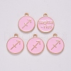 Alloy Enamel Pendants ENAM-S124-01B-09F-2