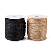 Craftdady 2Roll 2 Colors Earthy Colored Jute Cord OCOR-CD0001-05-2