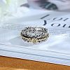 Zinc Alloy Spinner Rings for Women FS-WGC1941-05-2
