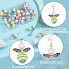 Resin & Glass Pendant Decoratons HJEW-GO00029-3