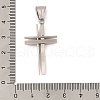 Tarnish Resistant 304 Stainless Steel Pendants STAS-H360-06P-1-3