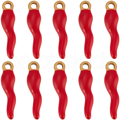 Beebeecraft 10Pcs Ion Plating(IP) 304 Stainless Steel Pendants STAS-BBC0005-19-1