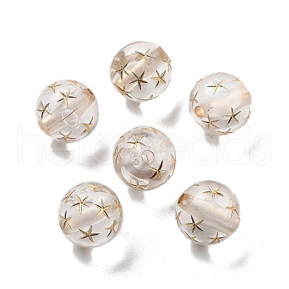 Plating Acrylic Beads OACR-Q084-19A-1