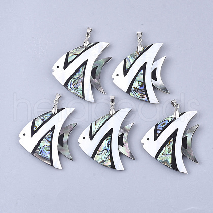 Shell Pendants SHEL-S275-64-1