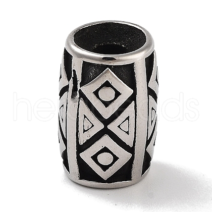 Retro 304 Stainless Steel Beads STAS-L274-020AS-1