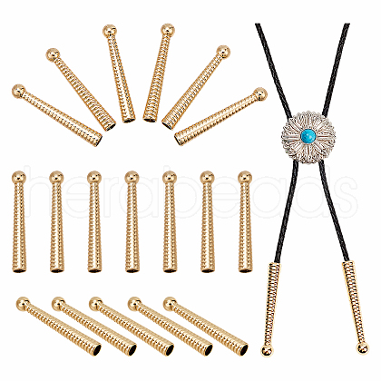  20Pcs Alloy Cord Ends FIND-NB0005-35G-1