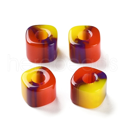 Resin European Large Hole Beads RESI-U009-02A-01-1