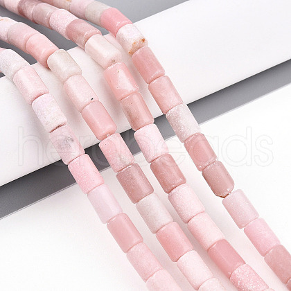 Natural Pink Opal Beads Strands G-T140-58-1