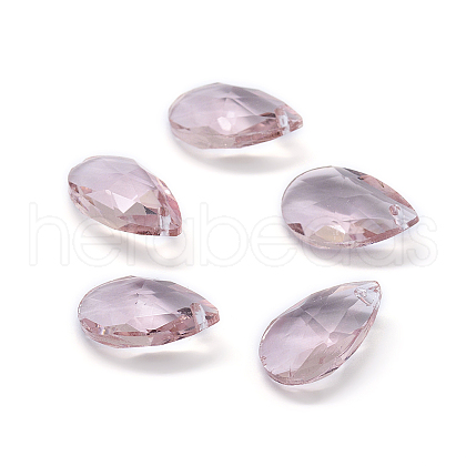 Faceted Glass Pendants X-GLAA-F069-S-A02-1