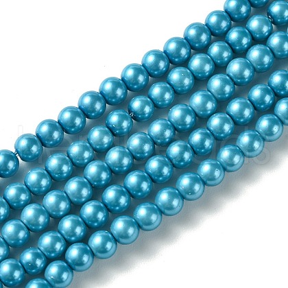 Grade A Glass Pearl Beads HY-J001-4mm-HX024-1