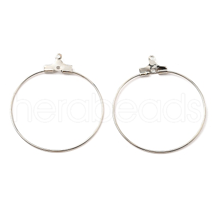 Iron Ring Hoop Earring Pendant IFIN-E025-02P-1