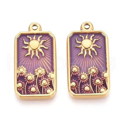 304 Stainless Steel Pendants STAS-N109-150B-G-1