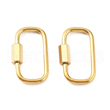 304 Stainless Steel Locking Carabiner STAS-C092-05H-G-1