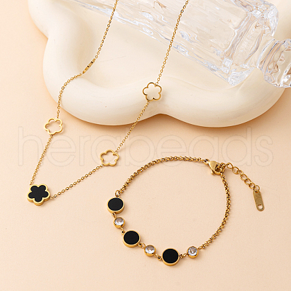 Elegant Stainless Steel Jewelry Set AW4784-1