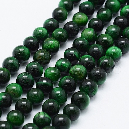 Natural Tiger Eye Beads Strands X-G-F561-6mm-B01-1
