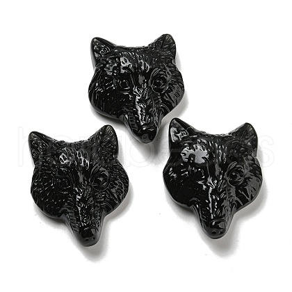 Natural Obsidian Pendants G-M417-07F-1