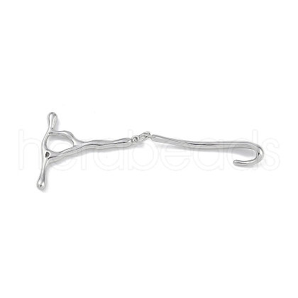 Brass Toggle Clasps KK-U020-05P-1