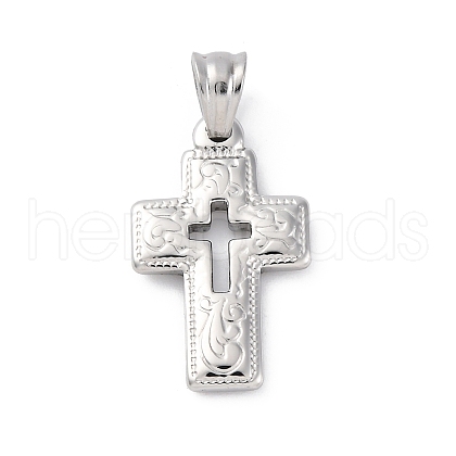 304 Stainless Steel Pendants STAS-L286-03P-1