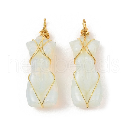 Opalite Pendants G-K338-30G-09-1