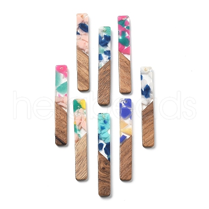 Resin and Walnut Pendants FIND-R051-07-1