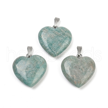 Natural Amazonite Pendants G-G956-B82-1