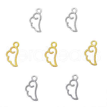 20Pcs 2 Color Retro Zinc Alloy Pendants PALLOY-CJ0001-133-1