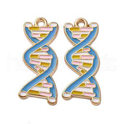Chemistry Theme Alloy Enamel Pendants ENAM-V002-01K-KCG-1