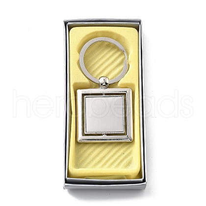 Zinc Alloy Rotating Keychain Clasps FIND-G088-01D-1
