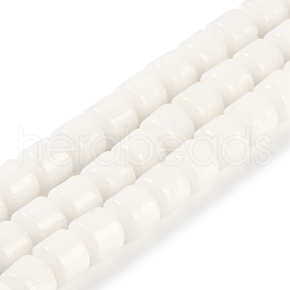 Natural White Jade Beads Strands G-L604-E01-01A-1