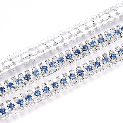 Iron Rhinestone Cup Chains CH-T006-04S-05-1
