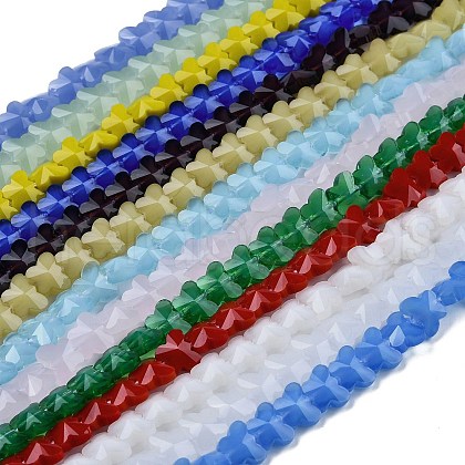 Glass Beads Strands EGLA-L045-I-1