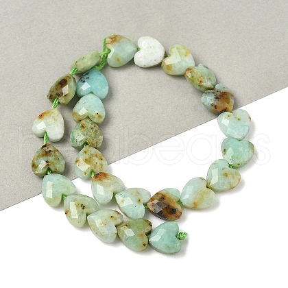 Natural Green Opal Beads Strands G-D316-B05-1