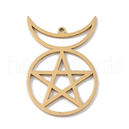 304 Stainless Steel Pendants STAS-B062-13G-1