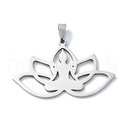Non-Tarnish 304 Stainless Steel Pendants STAS-C097-13P-1