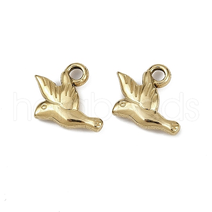 304 Stainless Steel Pendants STAS-D363-07G-1