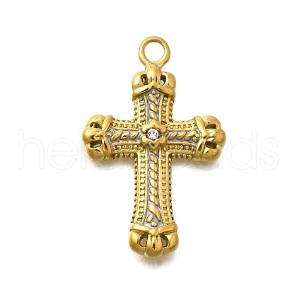 304 Stainless Steel Pendants STAS-H201-08G-1