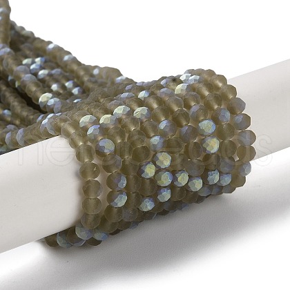 Transparent Glass Beads Strands X1-EGLA-A034-T4mm-MB16-1