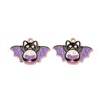 Alloy Enamel Pendants X-PALLOY-D008-02-1