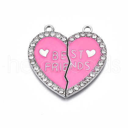 Alloy Enamel Split Pendant ENAM-S130-25E-1