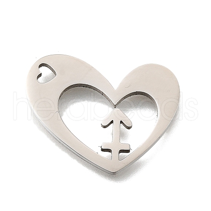 201 Stainless Steel Pendants STAS-A116-01P-09-1