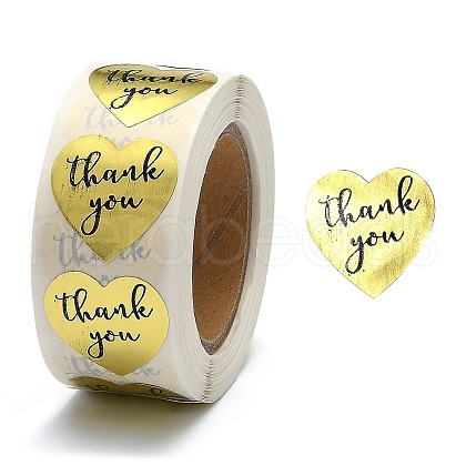 1 Inch Thank You Stickers X-DIY-G021-13C-1