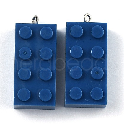 Opaque Acrylic Pendants MACR-B0001-02K-1