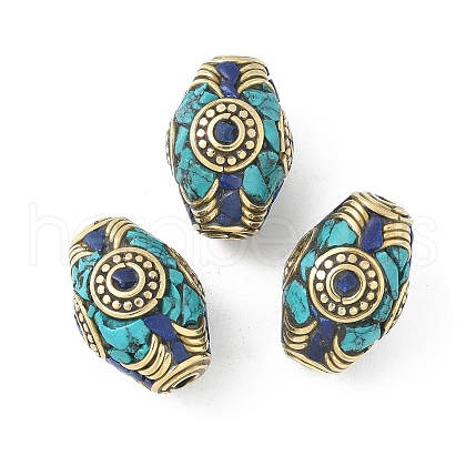 Brass Beads KK-H075-02AG-01-1