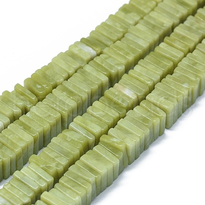 Natural Xinyi Jade/Chinese Southern Jade Beads Strands G-F631-I05-1