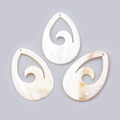 Freshwater Shell Big Pendants SHEL-T009-10-1