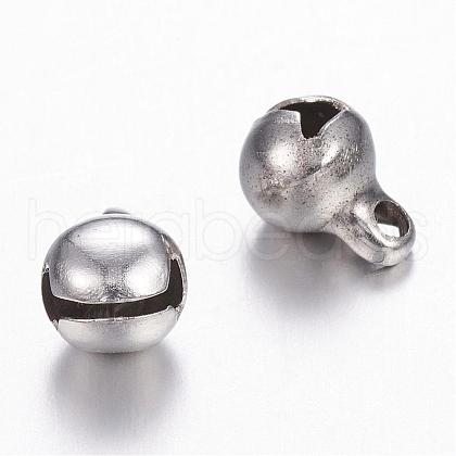 Tarnish Resistant 304 Stainless Steel Bell Charms UNKW-N0001-01P-1