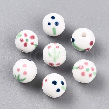 Handmade Porcelain Beads PORC-N009-05A-1