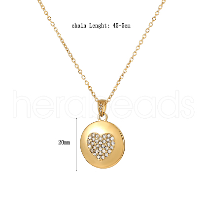 Heart Pendant Necklaces RO4250-1-1