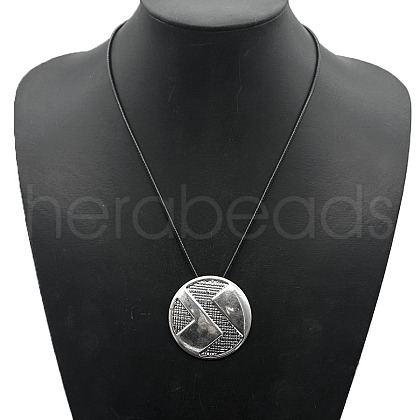 Alloy Pendant Necklace Round Heart Love Flower Fish Pendant Necklace DX5218-8-1